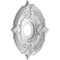 Ekena Millwork Attica PVC Medallion (Canopies up to 5 5/8"), 16"OD x 3 1/2"ID x 1"P, UltraCover Satin Blossom White CMP16ATGBW - alternate 4
